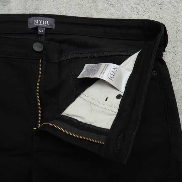 Not Your Daughters Jeans NYDJ Women's 14P Black Mid-Rise Ami Skinny 27" Inseam - Picture 2 of 16